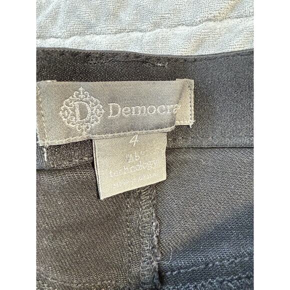 Democracy Jeans Women Size 4 Gray High Rise Cropped Flare Lycra - Picture 5 of 6